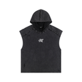 Vintage Washed Sleeveless Hoodie