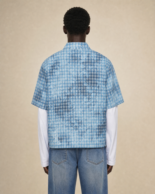 Blueprint Grid Overshirt