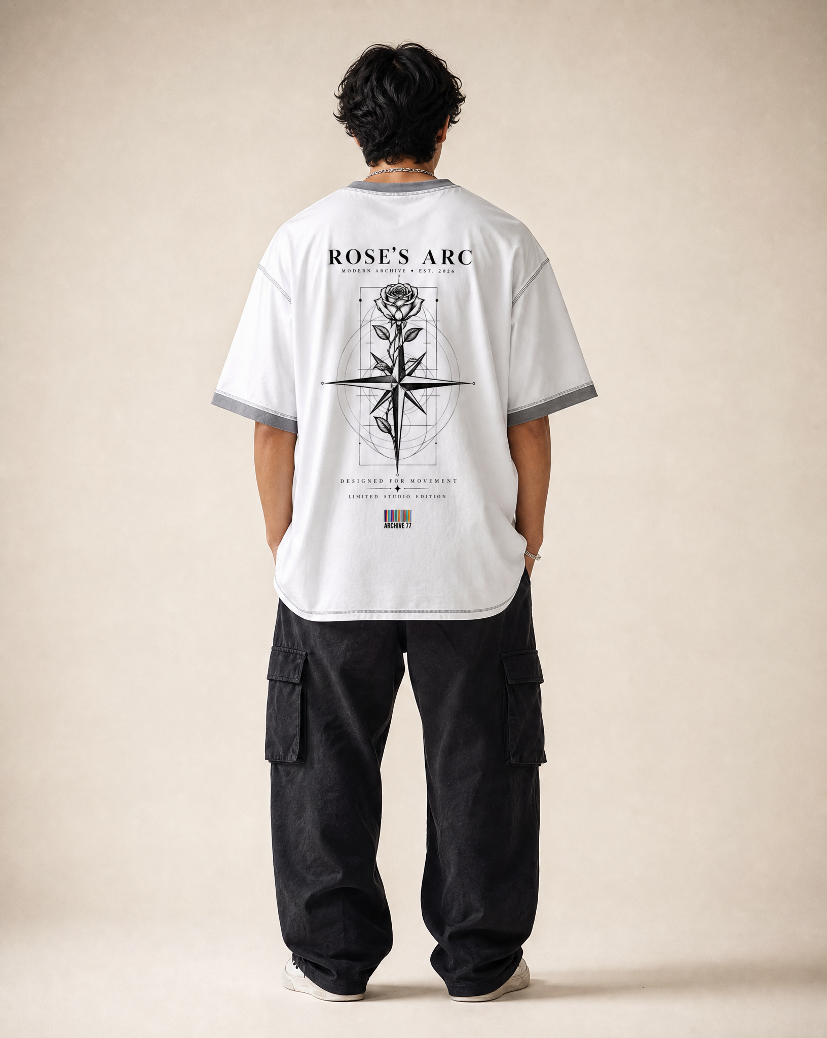 Contrast-Stitched Cotton T-Shirt