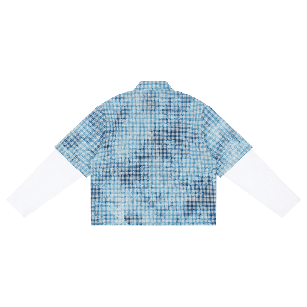 Blueprint Grid Overshirt