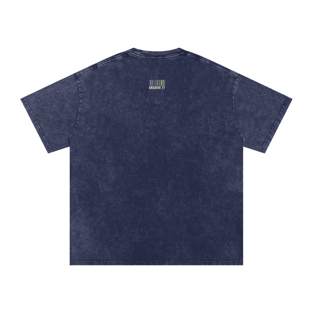 New-To-The-Archive Blue Oversized T-Shirt