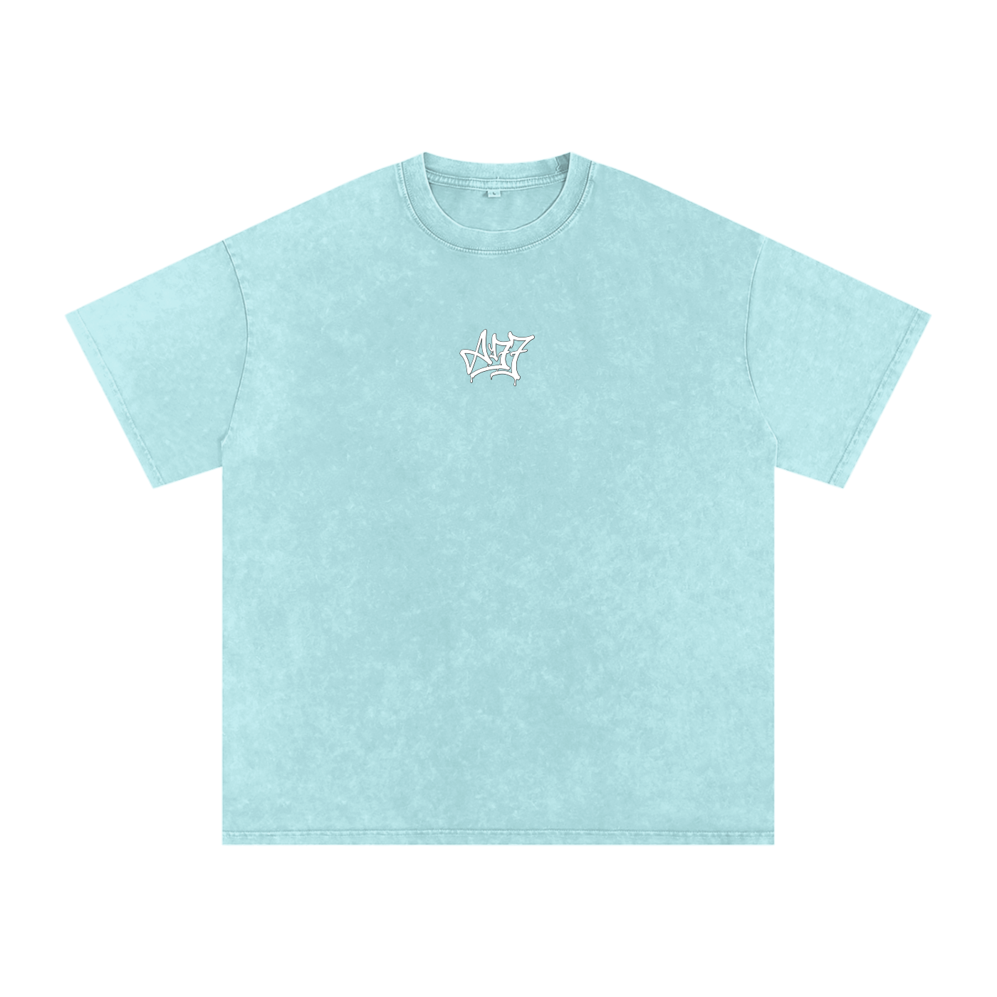 New-To-The-Archive Cyan Oversized T-Shirt