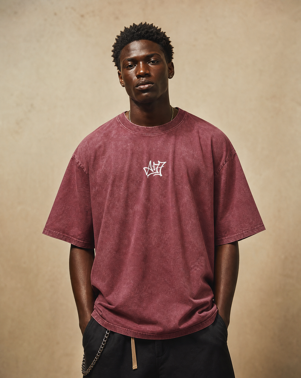 New-To-The-Archive Red Oversized T-Shirt