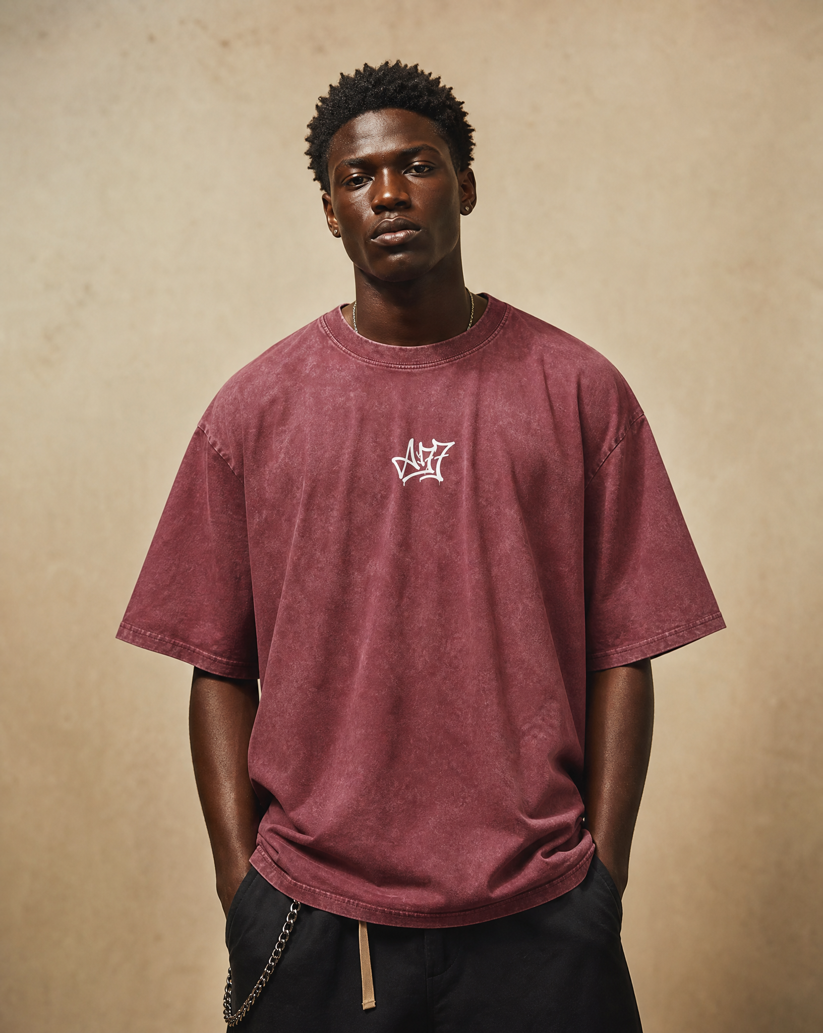 New-To-The-Archive Red Oversized T-Shirt