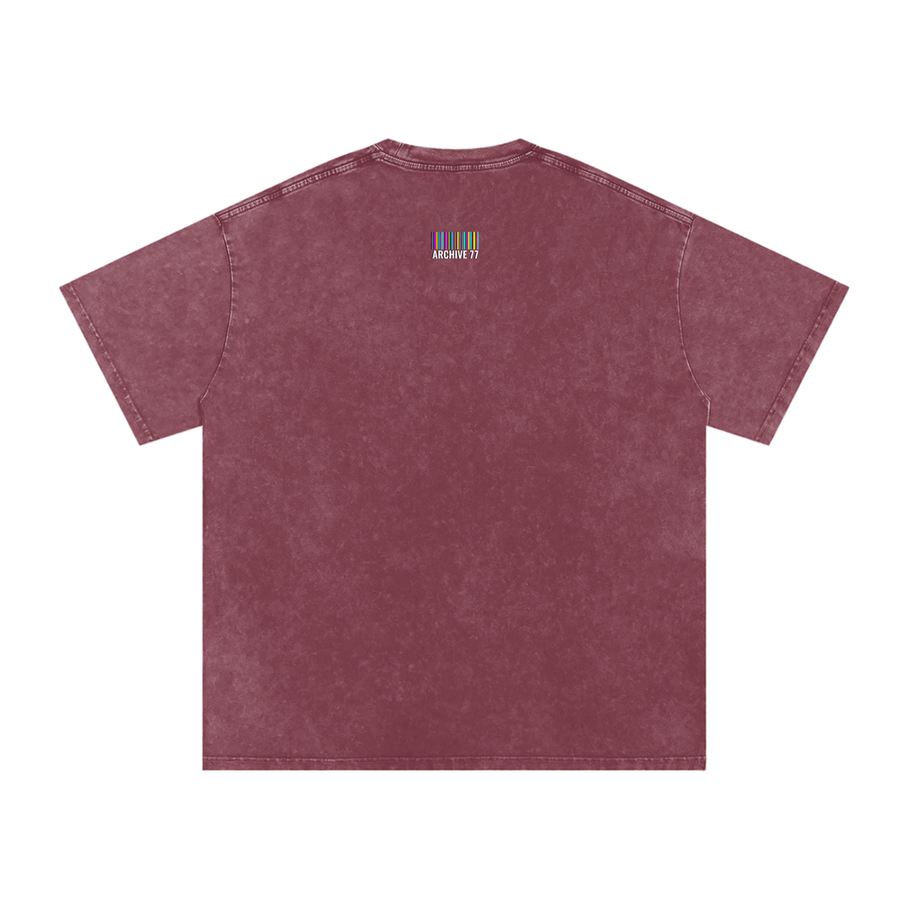 New-To-The-Archive Red Oversized T-Shirt