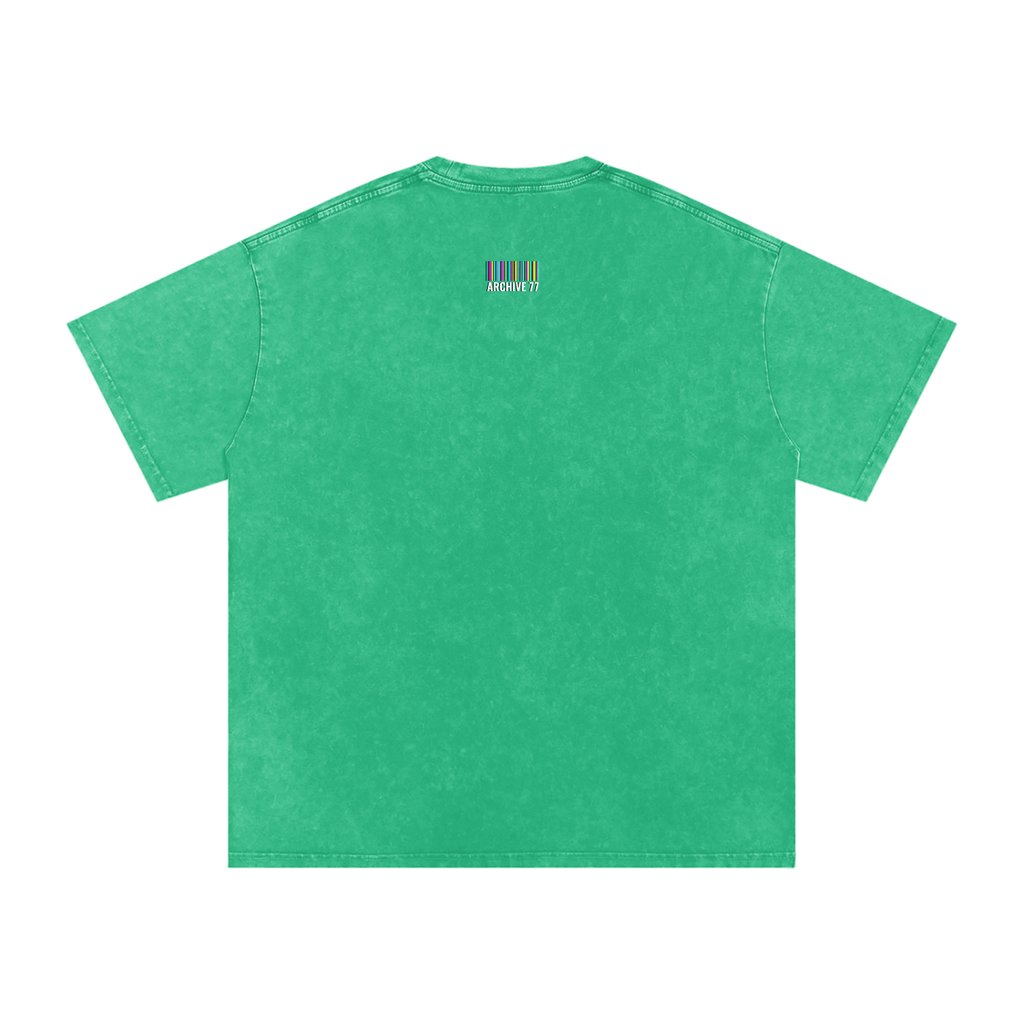 New-To-The-Archive Green Oversized T-Shirt