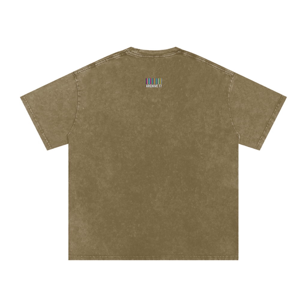 New-To-The-Archive Brown Oversized T-Shirt