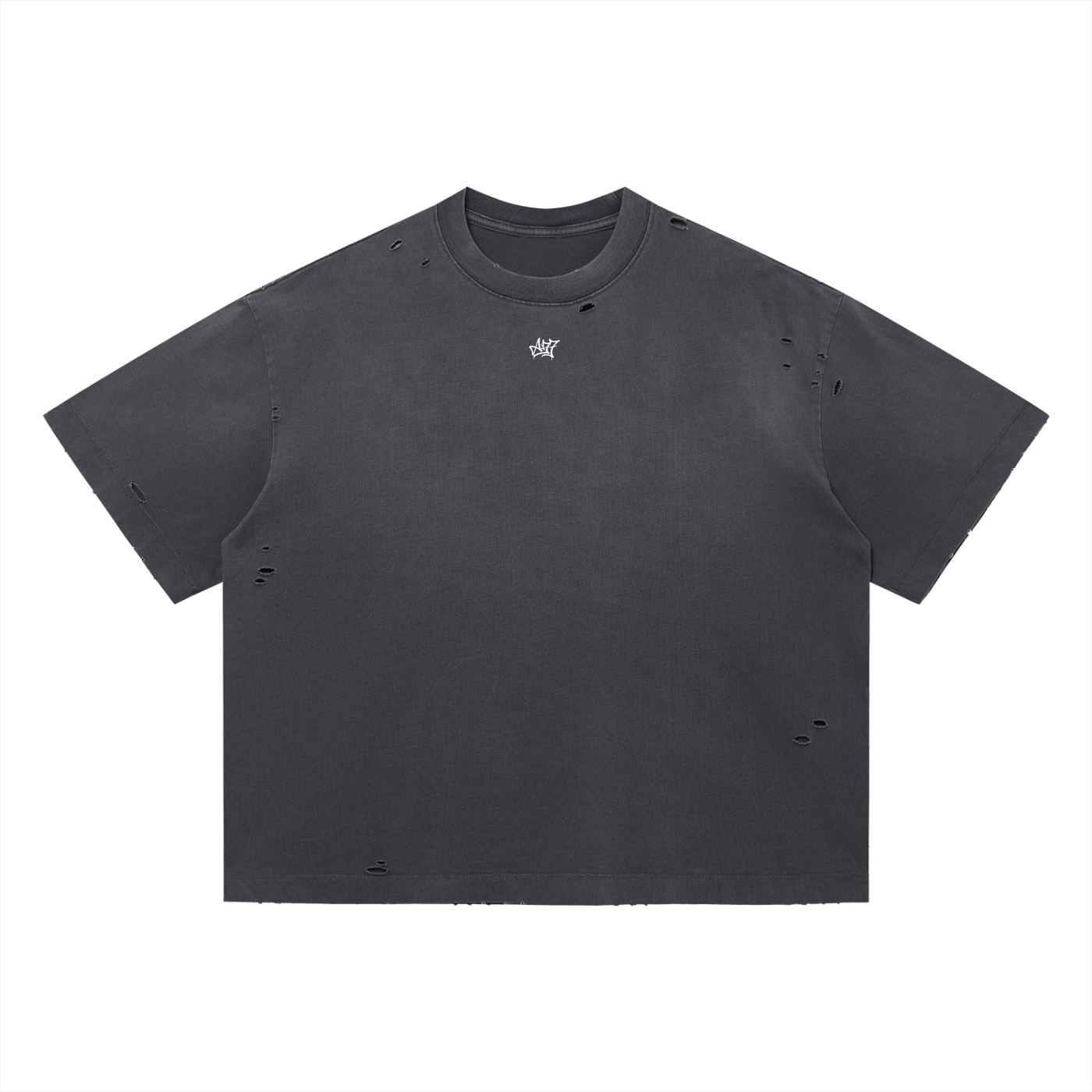 Vintage Hollowed Black Oversized T-Shirt