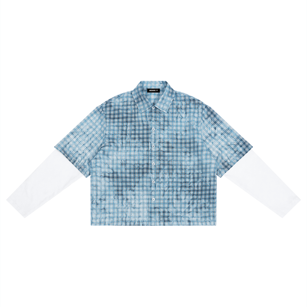 Blueprint Grid Overshirt