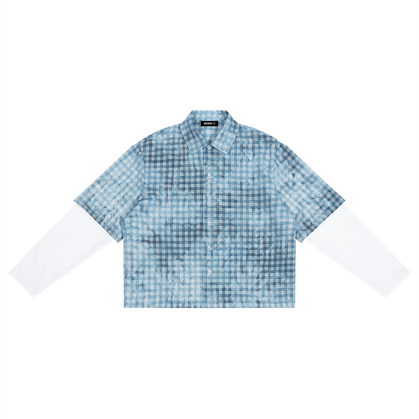 Blueprint Grid Overshirt